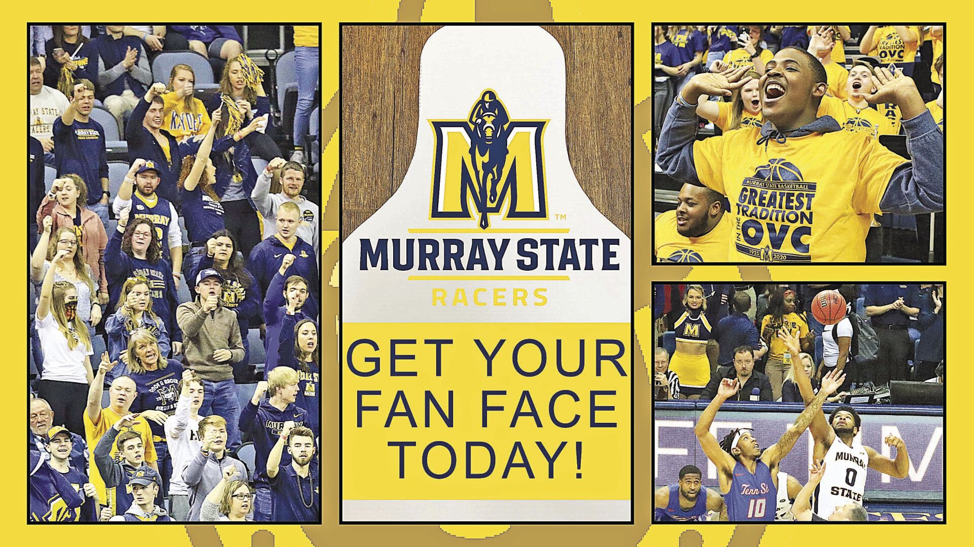 Murray State fan faces